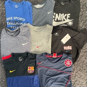 Men Size Medium Nike T-Shirt Jersey Bundle Lot of 8